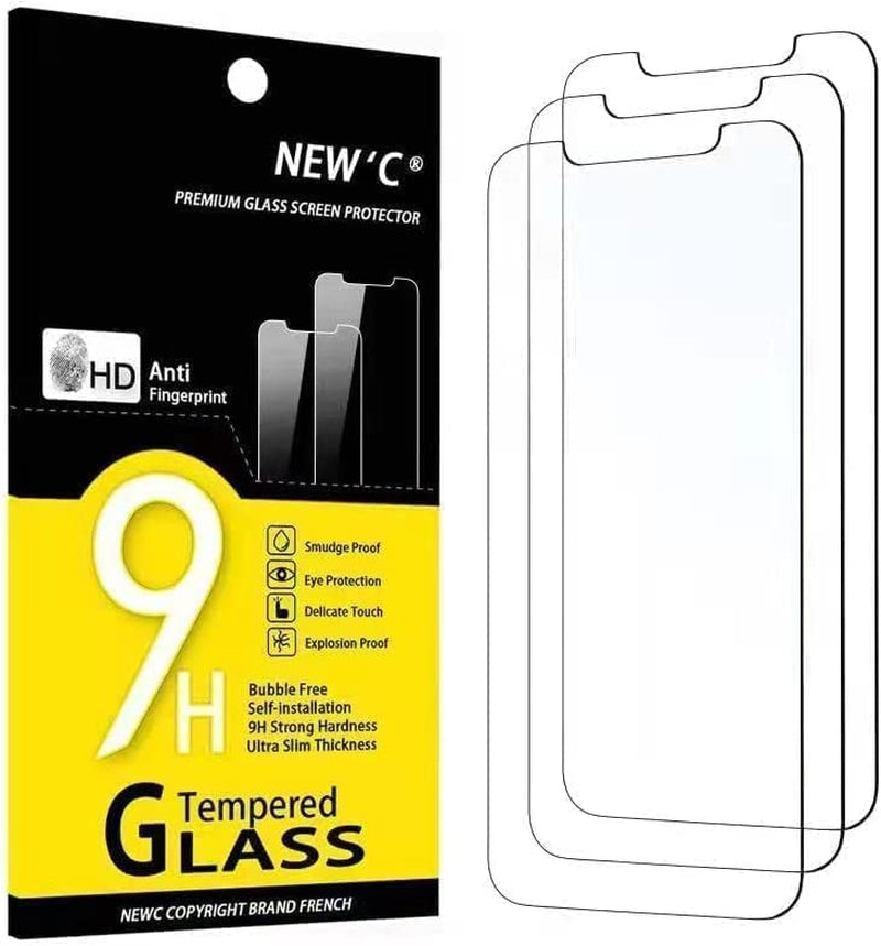 NEW'C [3 Pack] Designed for Iphone 11 Pro Max, Iphone XS Max (6.5") Screen Protector Tempered Glass, Case Friendly Ultra Resistant  NEW'C Iphone 11/Xr 6.1 Inch  