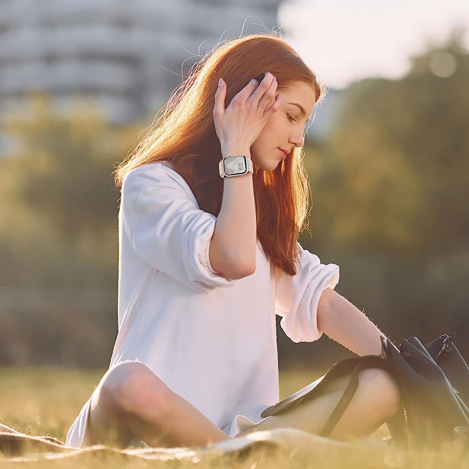 Braided Solo Loop 4 Pack Compatible with Apple Watch Band 38Mm 40Mm 41Mm 42Mm 44Mm 45Mm 49Mm Women Men, Adjustable Stretchy Strap Wristbands for Iwatch Band Ultra SE 8 7 6 5 4 3 2 1  Suitisbest   