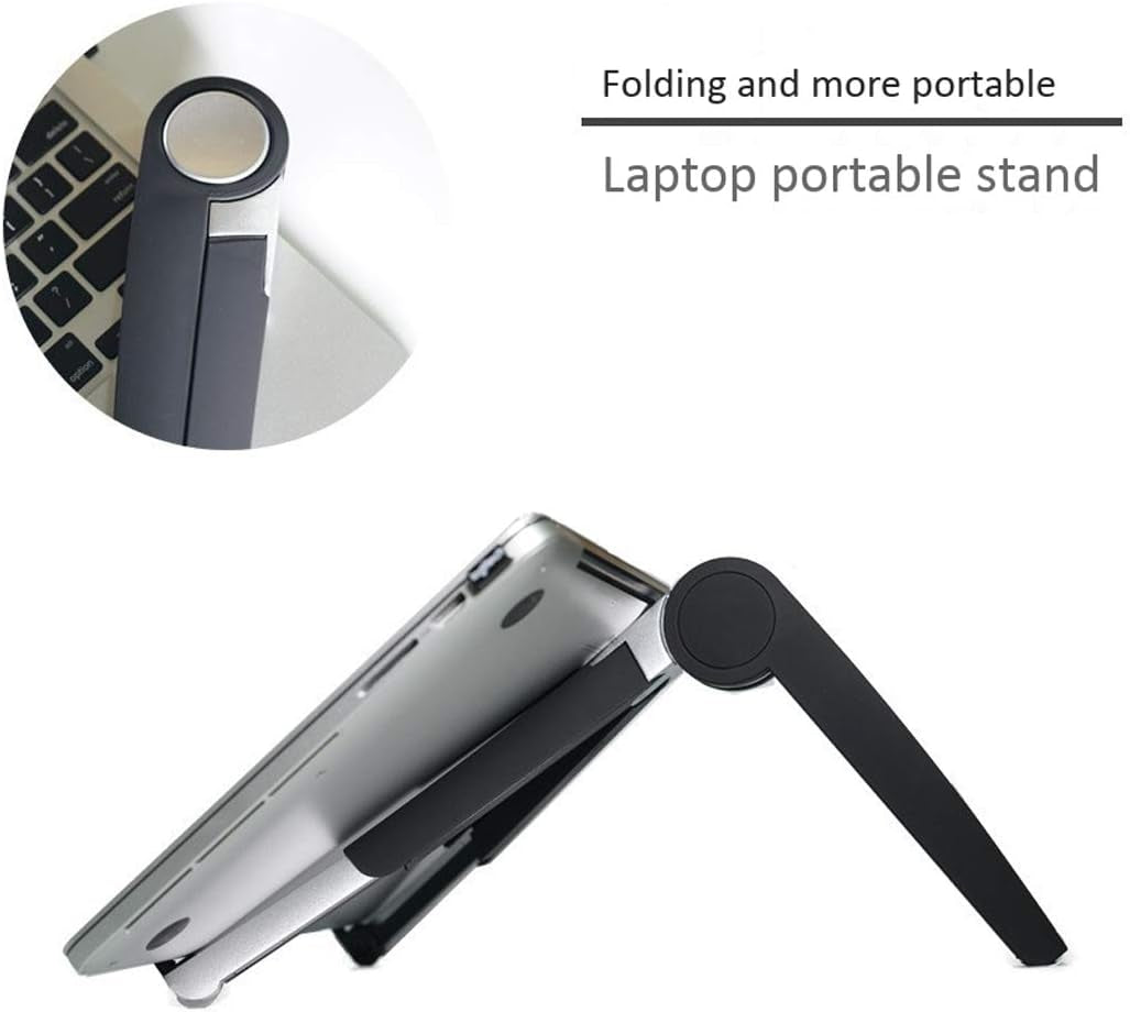 HIOD Laptop Stand Foldable Portable Notebook Computer Desk with Magnet Adsorption Opening and Closing 11-15.6 Inch Computer  ZXA   