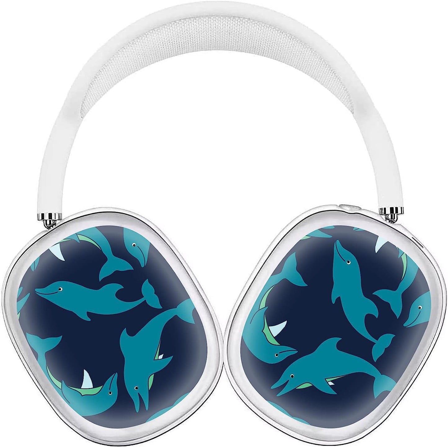 WINCHIHAN Printed Soft TPU Anti-Scratch Protective Case Cover Compatible with Airpods Max Headphones # AS0550  WINCHIHAN   