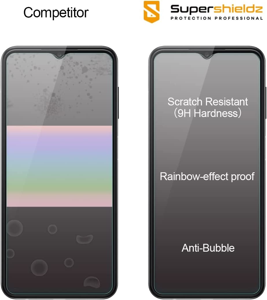 Supershieldz (2 Pack) Designed for Samsung Galaxy A13 5G / Galaxy A12 Tempered Glass Screen Protector, anti Scratch, Bubble Free  Supershieldz   