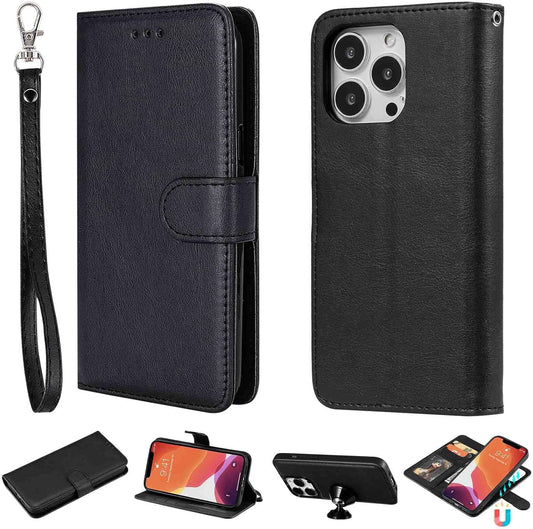Fansipro Phone Cover Wallet Folio Case for LG G7 THINQ, Premium PU Leather Slim Fit Cover for G7 THINQ, 2 Card Slots, 1 Photo Frame Slot, Super Fit, Black  Fansipro   