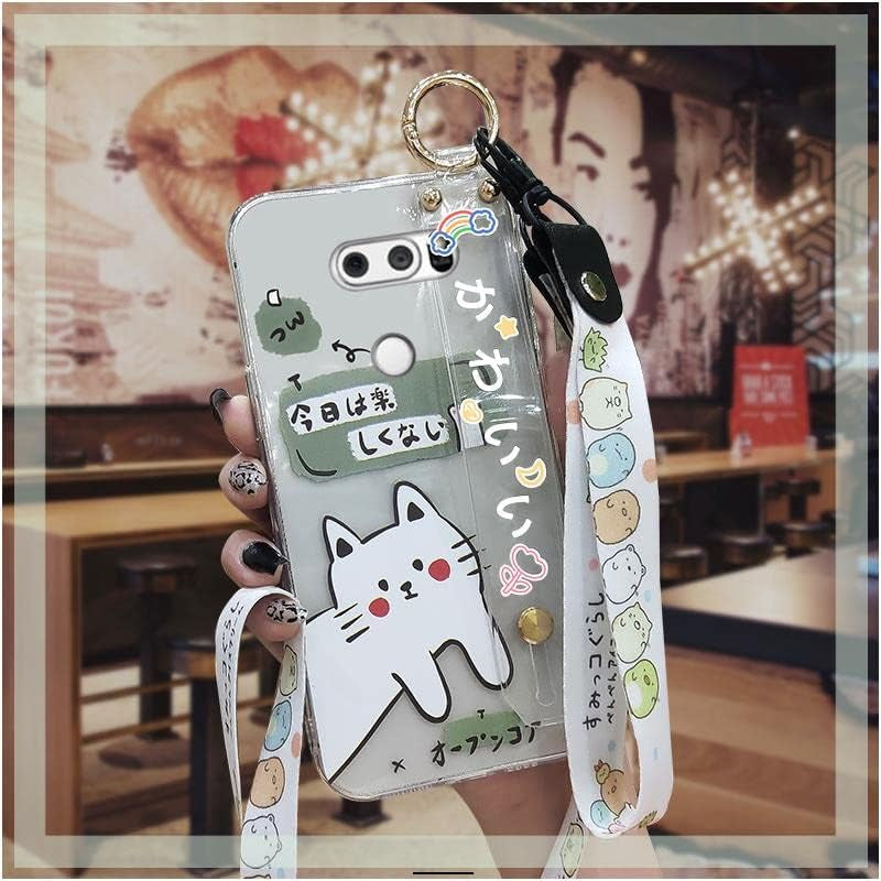 TPU Original Lulumi Phone Case for LG V30/LG V30 Plus/Lg V30+, Astronaut for Girls for Woman for Men Anti-Dust Back Cover Shockproof Luxury New Beautiful Anime Soft for Boy Black Case Silicone, 7  Lulumi 6 Lg V30/Lg V30 Plus/Lg V30+ 