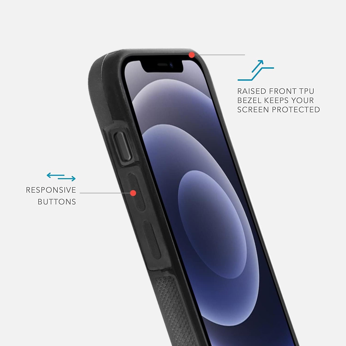 Soft Rubber Silicone TPU anti Slip Edge and Hard Bottom Shell Case Compatible with Iphone 13 Pro Max, Music Band Pattern  Notherss   