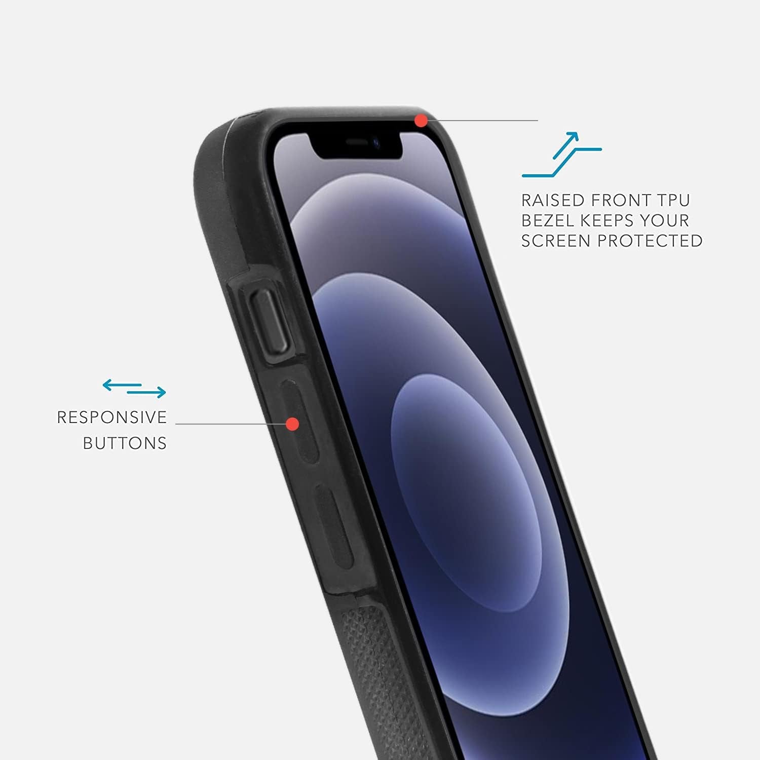 Soft Rubber Silicone TPU anti Slip Edge and Hard Bottom Shell Case Compatible with Iphone 13 Mini, Funny Dog Band Rock  Notherss   