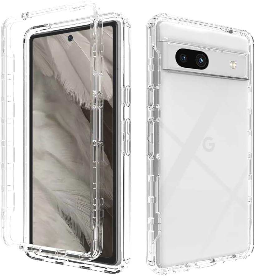 Pzwoxukhov Case for Redmi Note 12 Pro 5G Case Cover,Case for Xiaomi Poco X5 Pro High Transparency，Gradient Color,Anti-Drop Shock Absorption Case Black  Pzwoxukhov Transparent Google Pixel 7A 