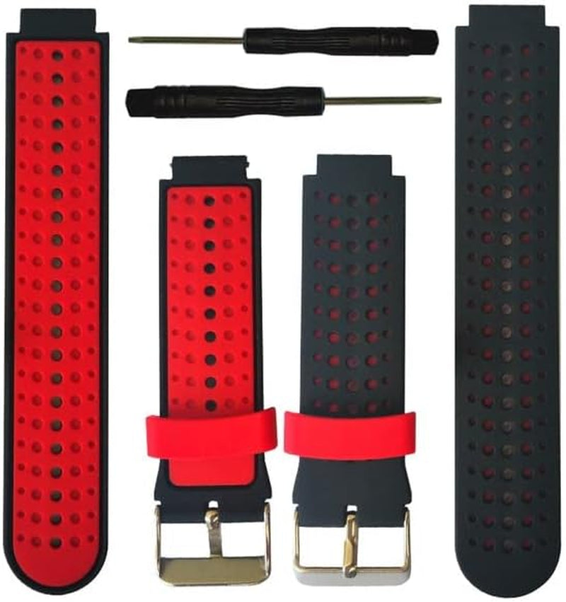 SAWIDEE Fashion Bands for Garmin Forerunner 220 Watch Band Silicone Bracelet for Forerunner 230/620/630/735XT/235 Lite Replacement Strap  SAWIDEE G For Forerunner 230 