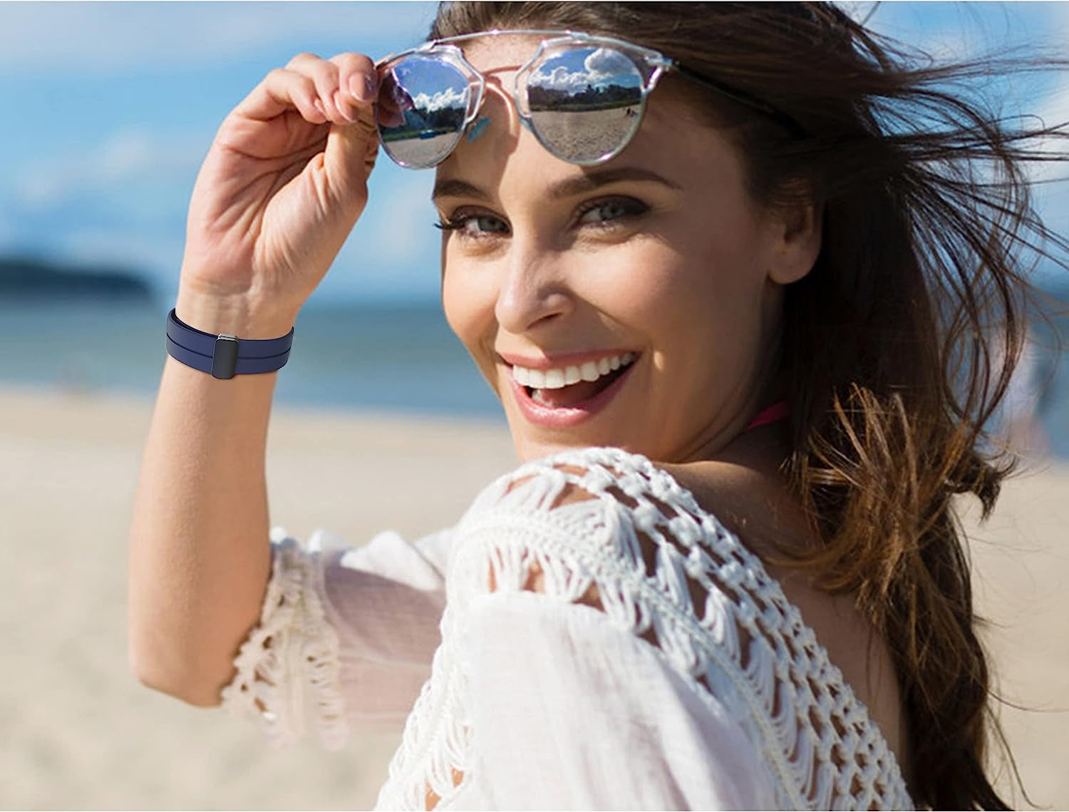 Meyzeli Compatible with Apple Watch Band 38Mm 40Mm 41Mm 42Mm 44Mm 45Mm 49Mm for Women Men, Soft Silicone Magnetic Buckle Sport Watch Band for Apple Watch SE Iwatch Series 8 7 6 5 4 3 2 1 Ultra  Meyzeli   