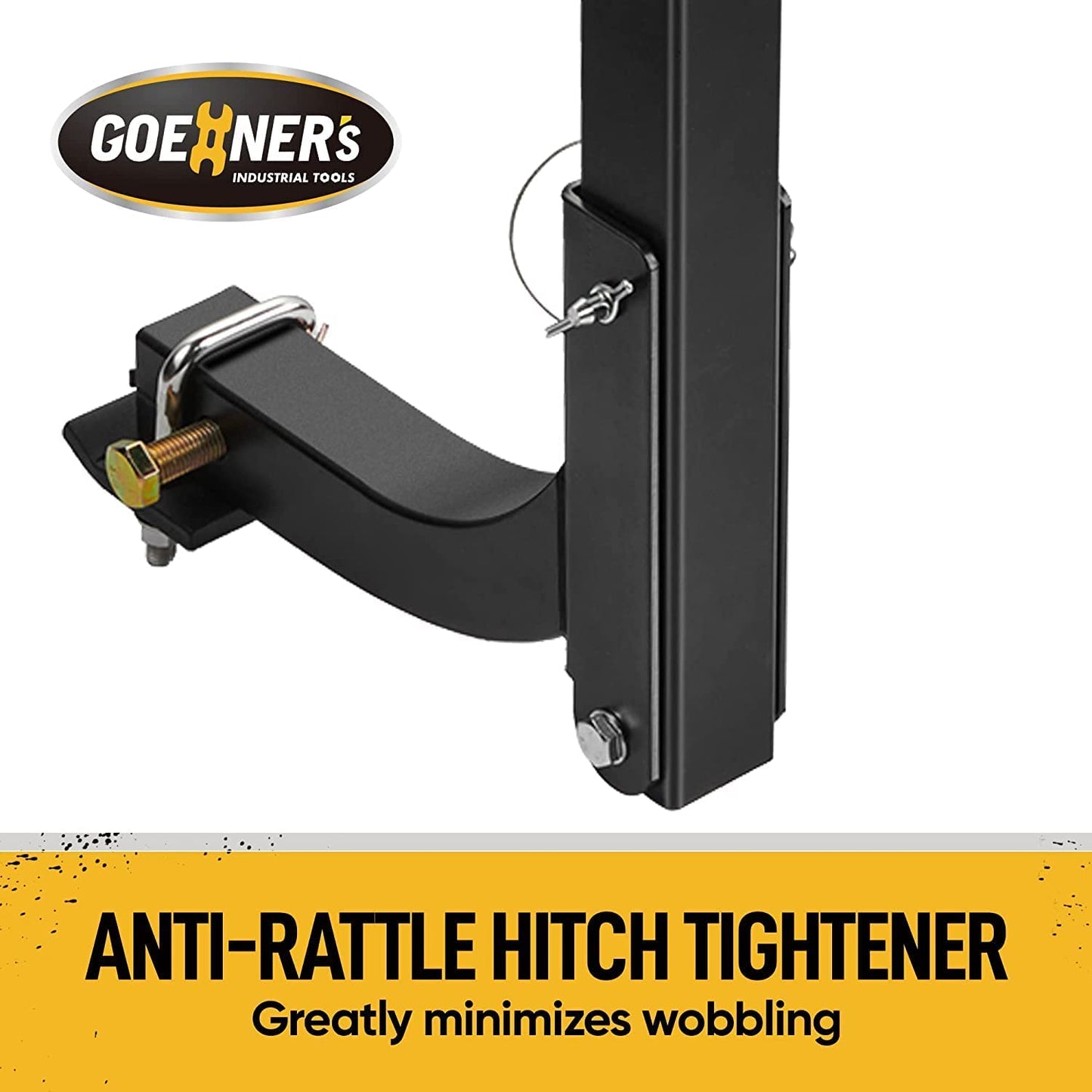 4 Bike Rack Hitch Mount(180 Lbs Capacity), Bike Hitch Hanging Rack and Carrier for Car, SUV and Truck with 2” Receiver, High Strength Double Arms, Anti-Rattle System  GOEHNER's   