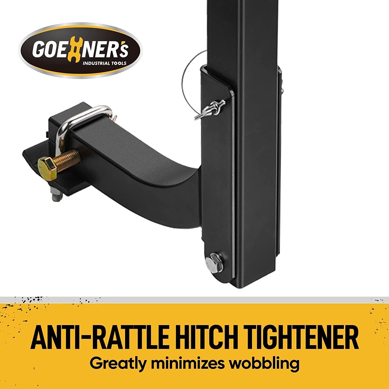 4 Bike Rack Hitch Mount(180 Lbs Capacity), Bike Hitch Hanging Rack and Carrier for Car, SUV and Truck with 2” Receiver, High Strength Double Arms, Anti-Rattle System  GOEHNER's   