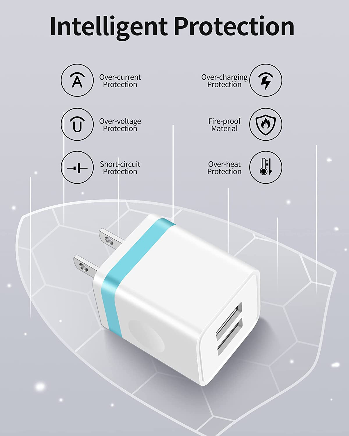Iphone Charger [Apple Mfi Certified], ARCCRA 3-Pack 3FT 6FT 10FT Lightning Cable Data Sync Charging Cords with 2 X Dual Port USB Wall Charger Block Plug for Iphone 13 12 11 Pro Max XS XR X 8 7 6 Plus  SHENZHEN ZHONGHUI ELECTRONIC CO LTD.   