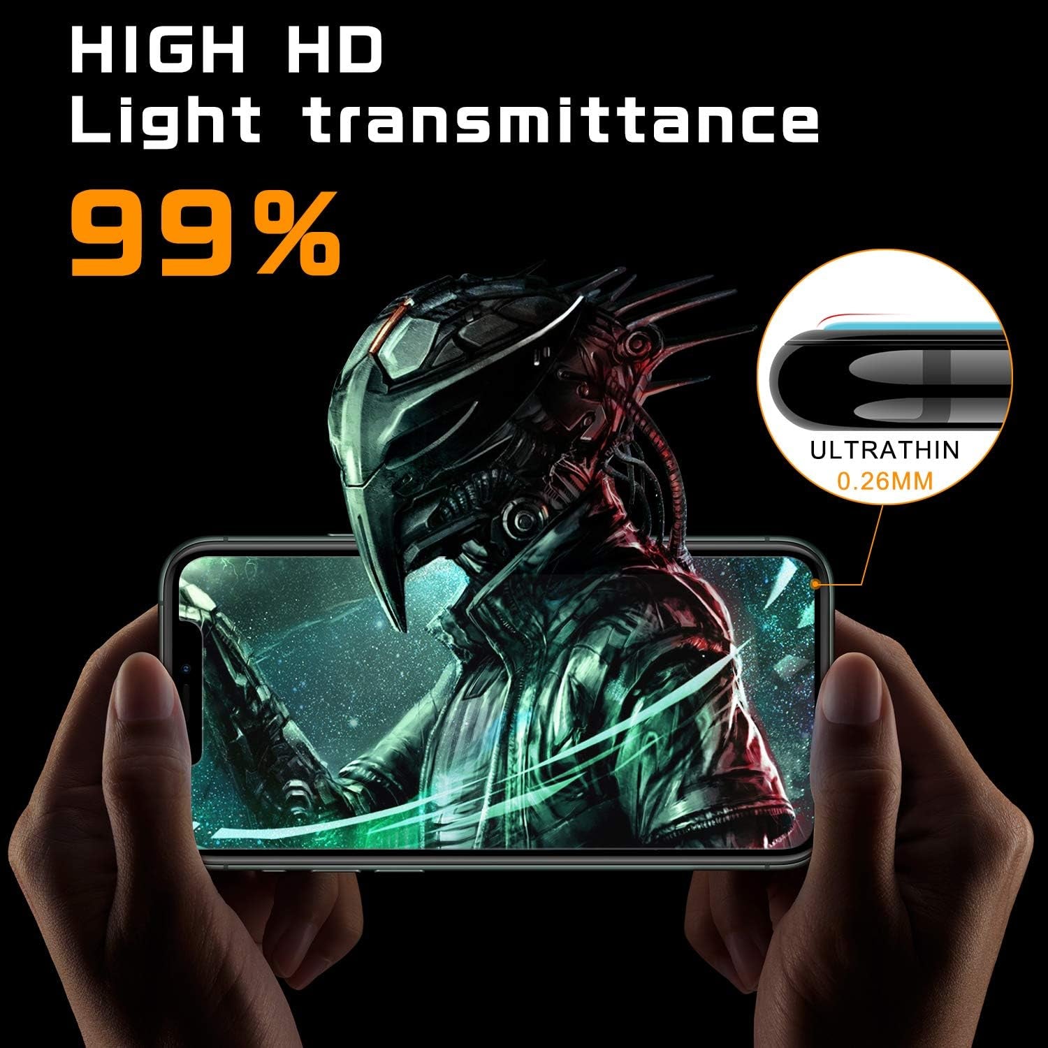 NEARPOW Screen Protector for Iphone 11 / Iphone XR, [4 Pack] Tempered Glass Screen Protector for Apple Iphone XR 6.1" 2018 / Iphone 11 2019, [Fit with Most Cases][Easy Installation Frame][9H Hardness]  NEARPOW   