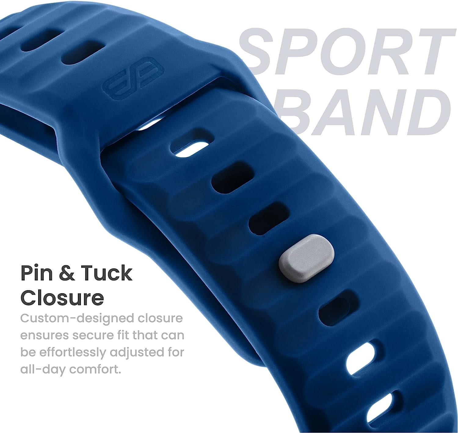 EKKO BANDS Compatible with Apple Watch Band 49Mm 45Mm 44Mm 42Mm | Soft Silicone Replacement Strap for Iwatch Series 8 7 6 5 4 3 2 1 SE Ultra Watch Band - Breathable Sport Band for Men & Women  EKKO BANDS   