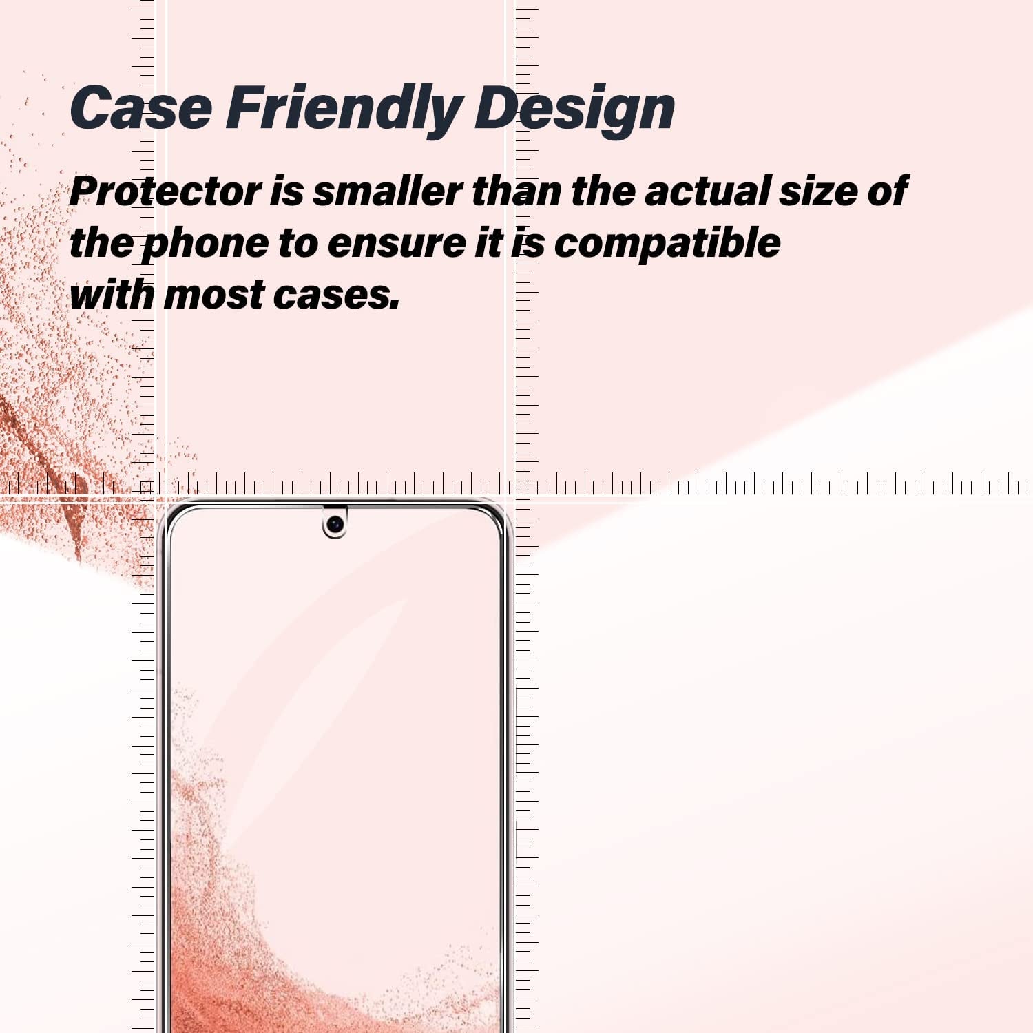 Galaxy S22 Tempered Glass Screen Protector + Camera Lens Protector [ 2 + 2 Pack ][Case Friendly] [Anti-Scratch] [Ultrasonic Fingerprint Unlock] Clear HD Glass Protective Film for Samsung Galaxy S22  BIGFACE   
