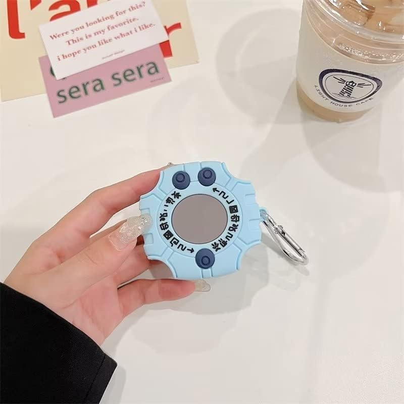 Case for Samsung Galaxy Buds 2 & Buds Live & Buds Pro, Soft Silicone 3D Cute Cartoon Character Kawaii Fashion Cover Animal Design (Digimon)  Angelcityus   