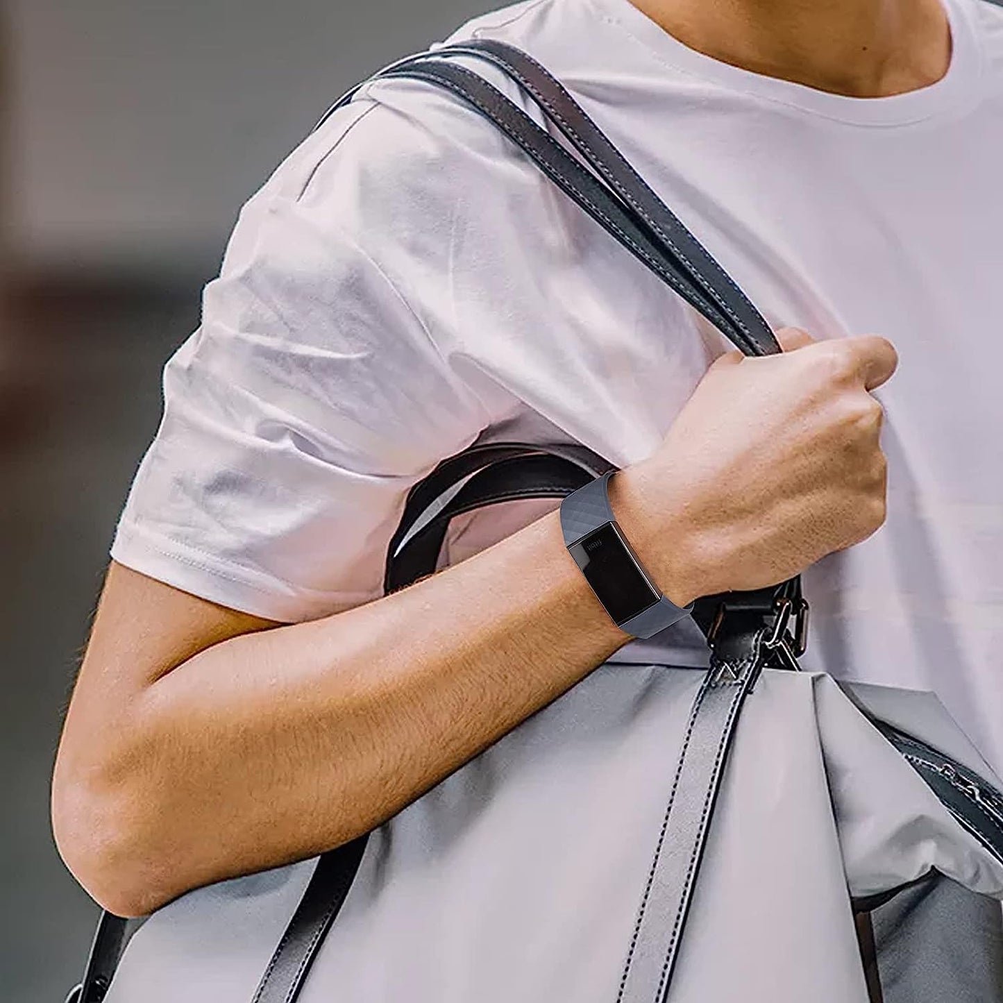 8 Pack Sport Bands Compatible with Fitbit Charge 4 Bands/Fitbit Charge 3 Bands, Classic Soft Silicone Replacement Wristbands Straps for Fitbit Charge 4 / Charge 3 / Charge 3 SE (8 Pack B, Small)  Mugust   