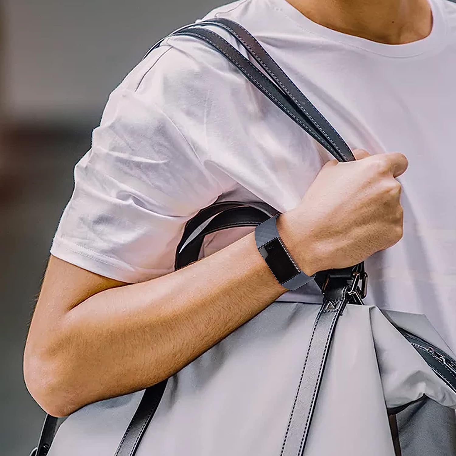 8 Pack Sport Bands Compatible with Fitbit Charge 4 Bands/Fitbit Charge 3 Bands, Classic Soft Silicone Replacement Wristbands Straps for Fitbit Charge 4 / Charge 3 / Charge 3 SE (8 Pack B, Small)  Mugust   