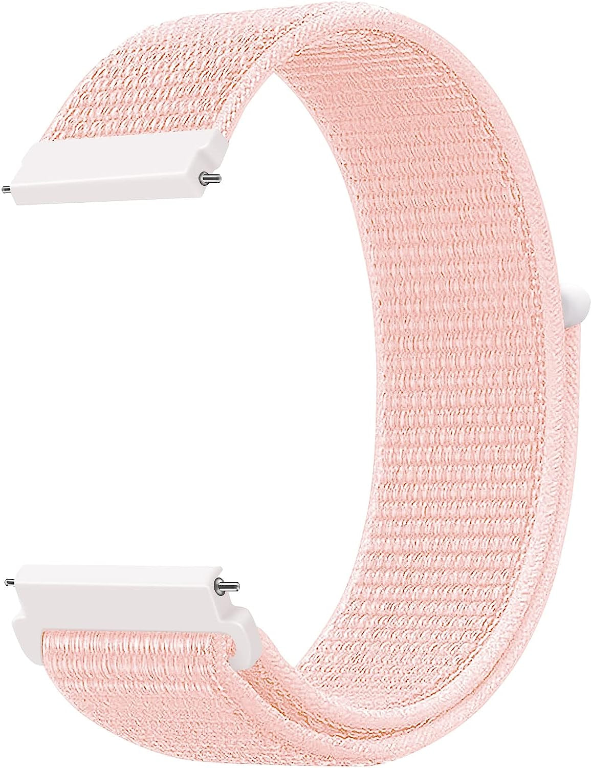 20Mm Quick Release Watch Band Nylon Strap for Samsung Galaxy Watch 5 4 3 40Mm 41Mm 42Mm 44Mm 45Mm 46Mm Nylon Breathable Sport Strap Wristband Replacement Bracelet for Amazfit Bip U Pro/Gts/Gts 2 3 4  DMVEIMAL Pearl powder  