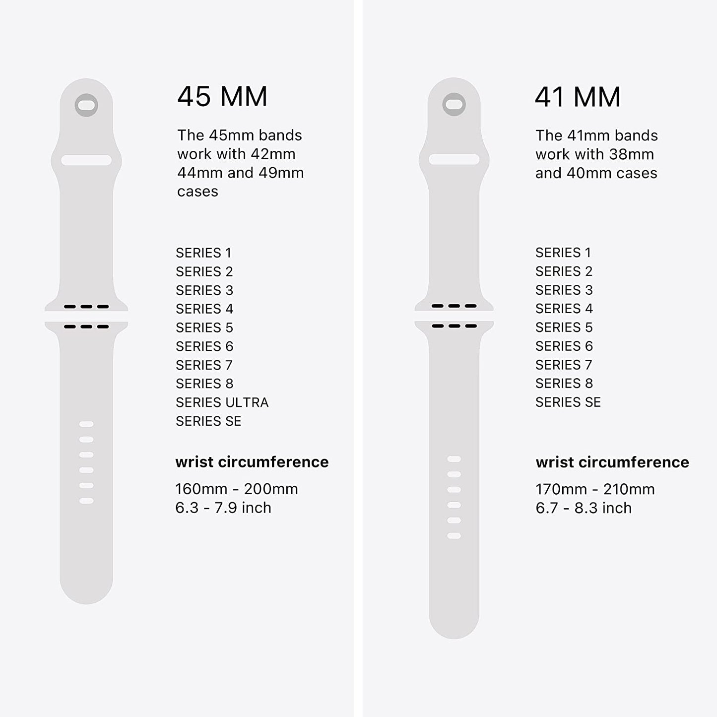 DONEGANI Sport Bands Compatible with Apple Watch Band Series Ultra 8 7 6 5 4 3 2 1 Se｜49Mm 45Mm 44Mm 42Mm Men Women in Color Orange｜Silicone FKM Bracelet Strap  DONEGANI   