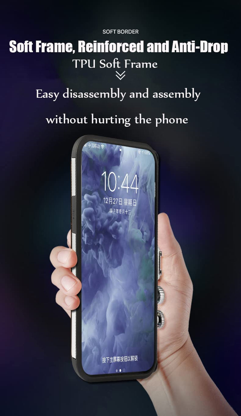 Yatchen Emily in Paris Phone Case for Iphone 13 Cute 3D Vintage Camera Phone Case with Lanyard Adjustable Shoulder Strap Unique Cool Silicone PC Case for Iphone 13 Girls Women Black  Yatchen   