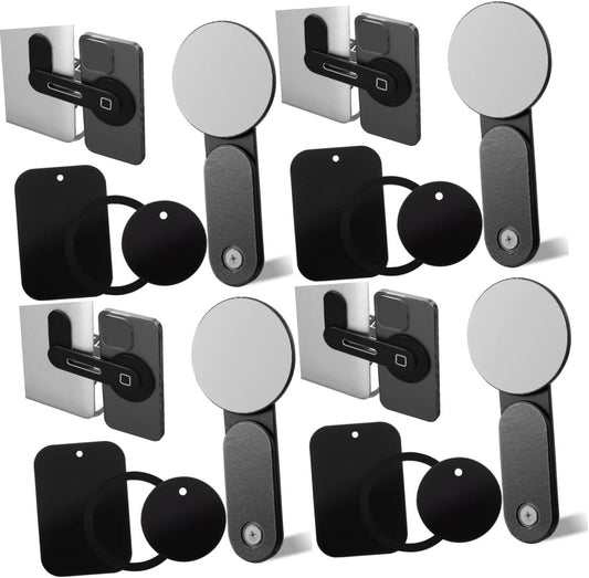 UKCOCO 4Pcs Bracket Laptop Car Mount Desk Laptop Stand Magnetic Car Mount Mobile Phone Stand Magnetic Laptop Holder Magnetic Phone Holder for Laptop Magnetic Laptop Bracket Phone Rack  UKCOCO   