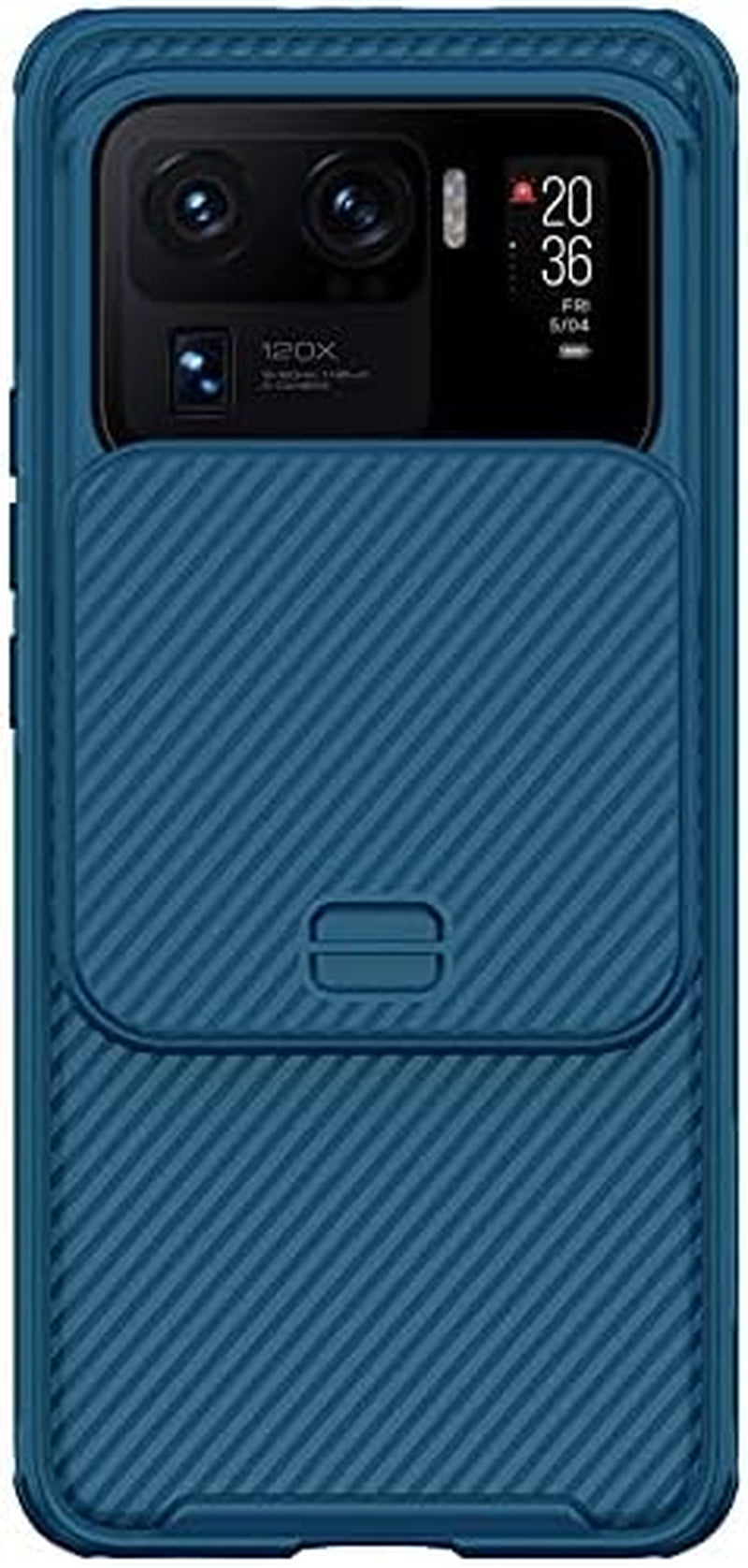 WVOZWWO for Xiaomi Mi 11 Ultra Case, Camshield Pro Slim Case Protective Cover Case with Camera Protector Hard PC and TPU Ultra Thin Anti-Scratch Phone Case for Xiaomi Mi11 Ultra (Blue)  Grand Eletronics   