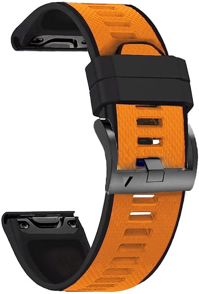 NIBYQ 26 22Mm Quick Fit Watchband for Garmin Fenix 6X 6Xpro 6 5X 5Plus 3 3HR Enduro Silicone Easyfit Wrist Band for Garmin Fenix 7X 7  NIBYQ C 26mm Fenix 3 3HR 