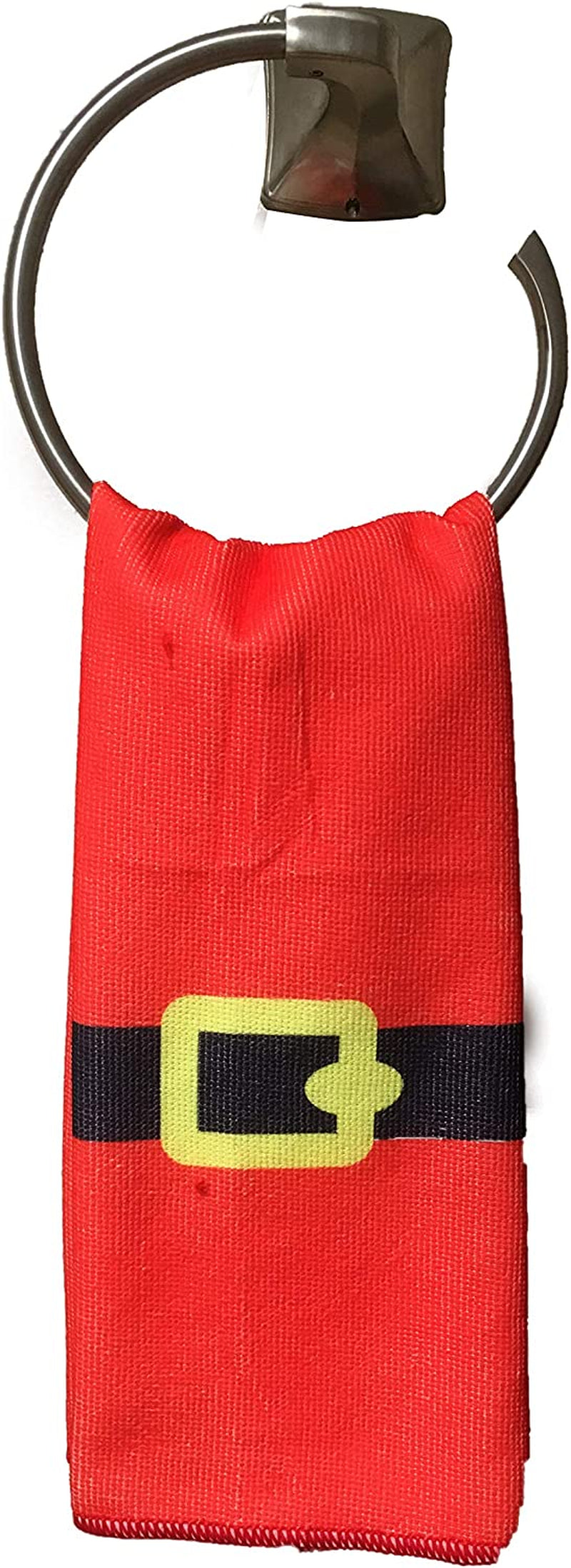 JOYIN 5 Pieces Christmas Theme Bathroom Decoration Set W/Toilet Seat Cover, Rugs, Tank Cover, Toilet Paper Box Cover and Santa Towel for Xmas Indoor Décor, Party Favors (Santa)  Joyin Inc   