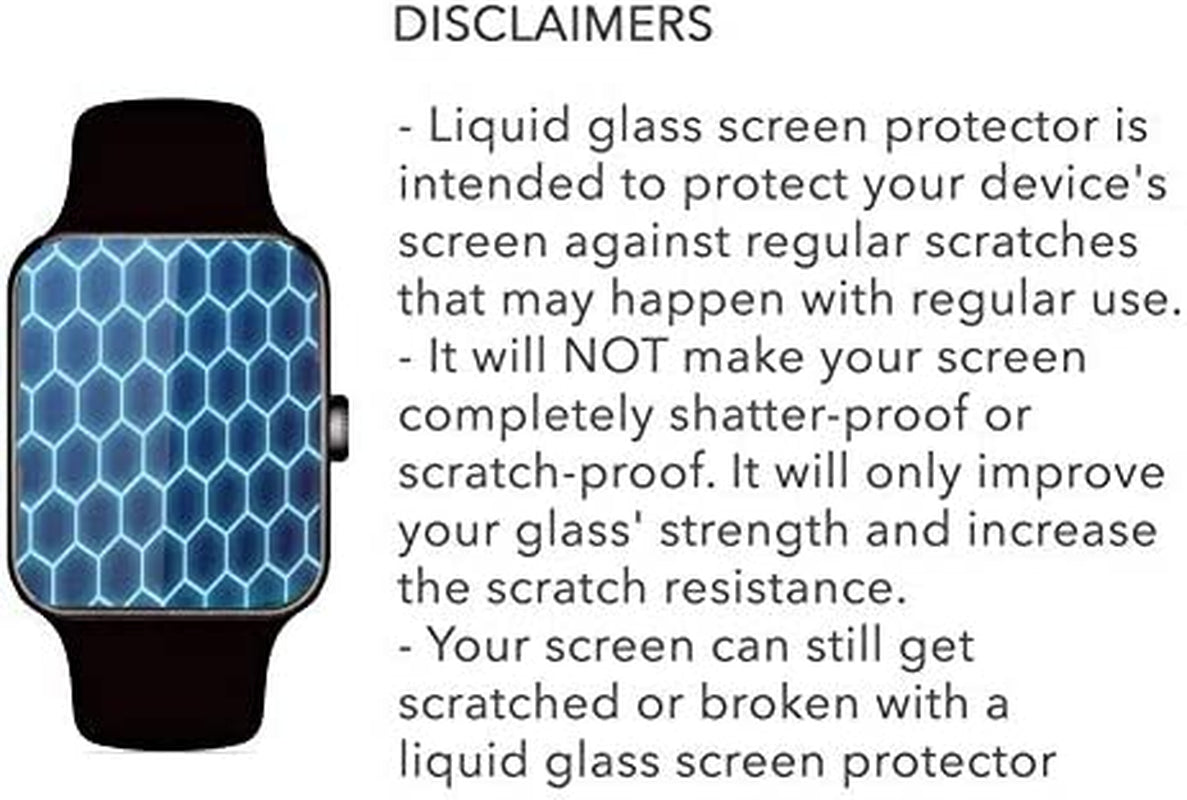 Liquid Glass Screen Protector for Apple Watch All Series Crystal View  CRYSTAL VIEW   