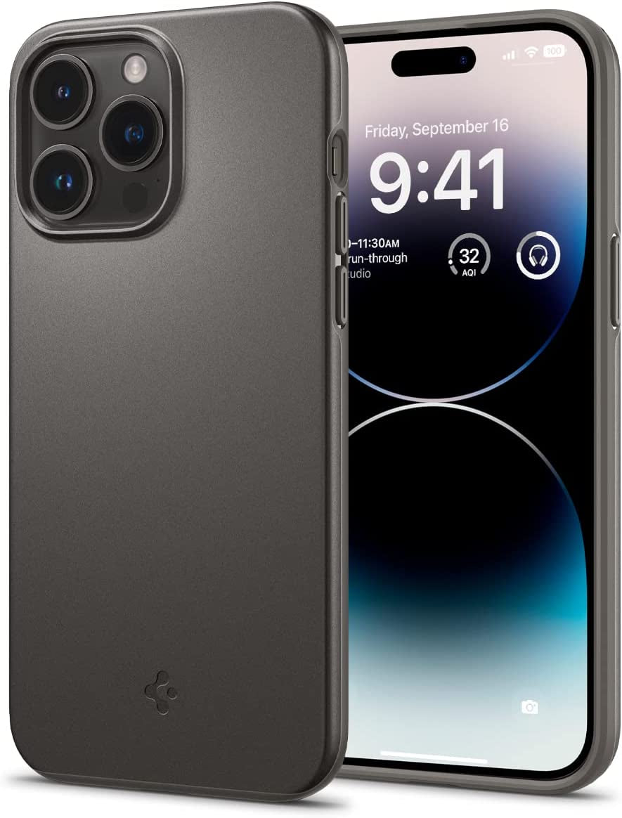Spigen Thin Fit Designed for Iphone 14 Pro Case (2022) - Black  Spigen   