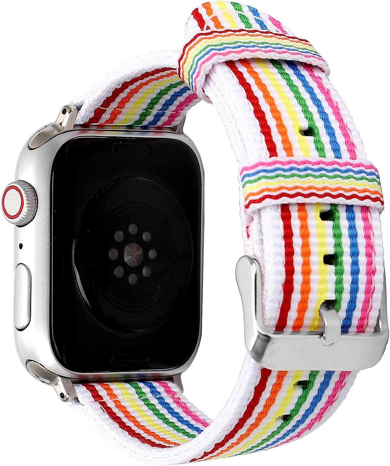 Durable Canvas Watch Bands Compatible with Apple Watch 45Mm 41Mm 44Mm 40Mm 42Mm 38Mm, Royal Woven Nylon Wrist Watch Strap for Iwatch Sery 7 6 5 4 3 2 1 Bands for Mens/Womens  KAYSEUN   