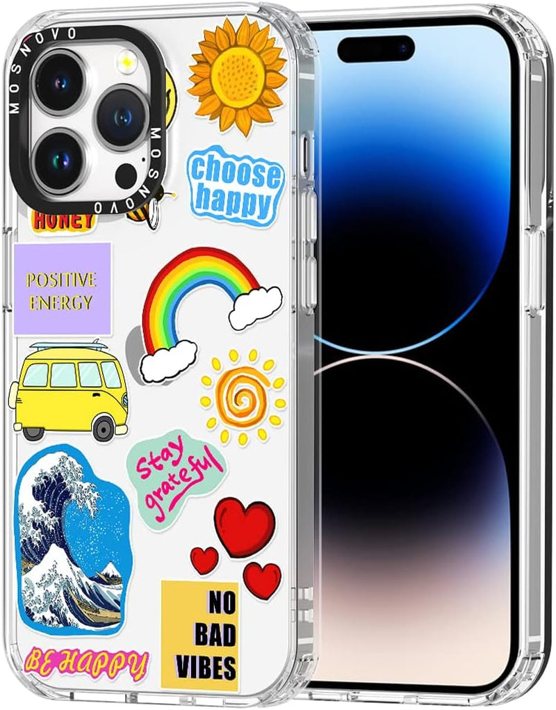 MOSNOVO Compatible with Iphone 14 Pro Max Case, [Buffertech 6.6 Ft Drop Impact] [Anti Peel off Tech] Clear TPU Bumper Women Girl Phone Case Cover with Cute Cherry Designed for Iphone 14 Pro Max 6.7"  MOSNOVO   