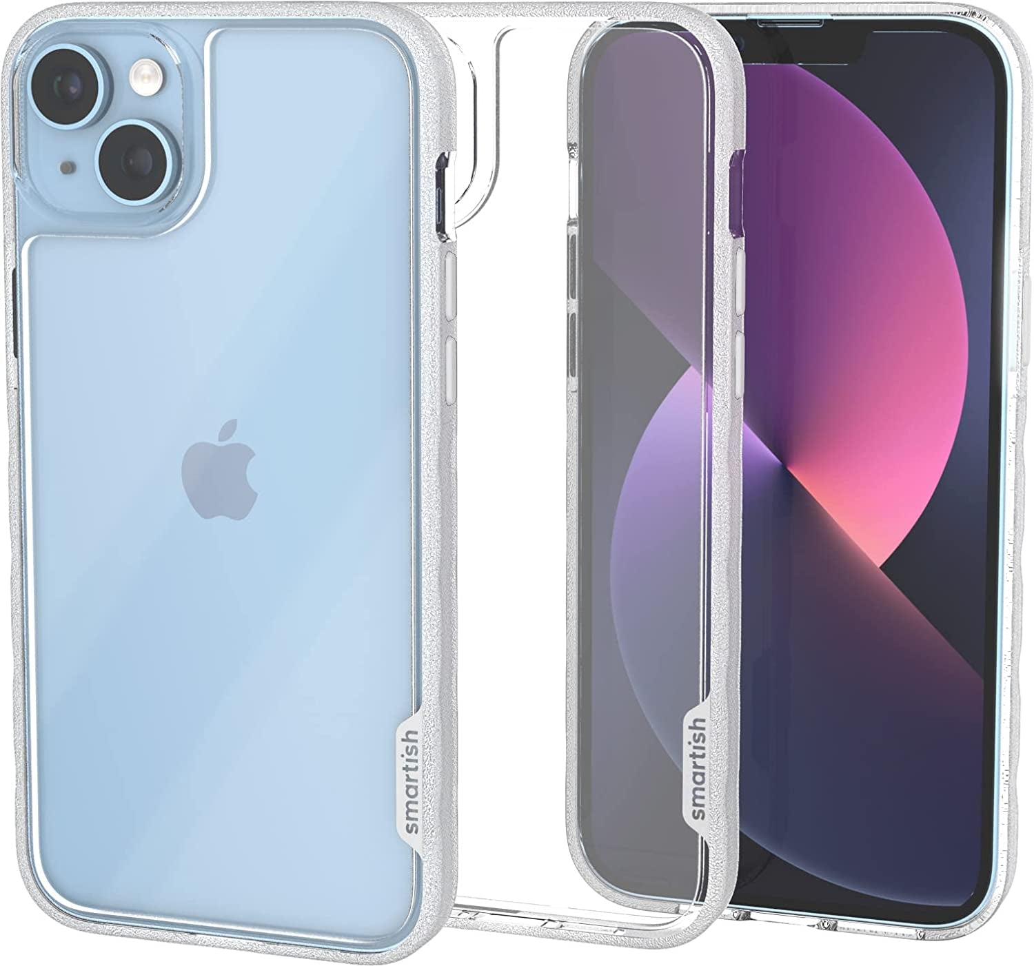 Smartish Iphone 14 Slim Case - Gripmunk Compatible with Magsafe [Lightweight + Protective] Thin Grip Cover with Microfiber Lining - Blues on the Green  Smartish {Nothin' to Hide} iPhone 14 Plus 