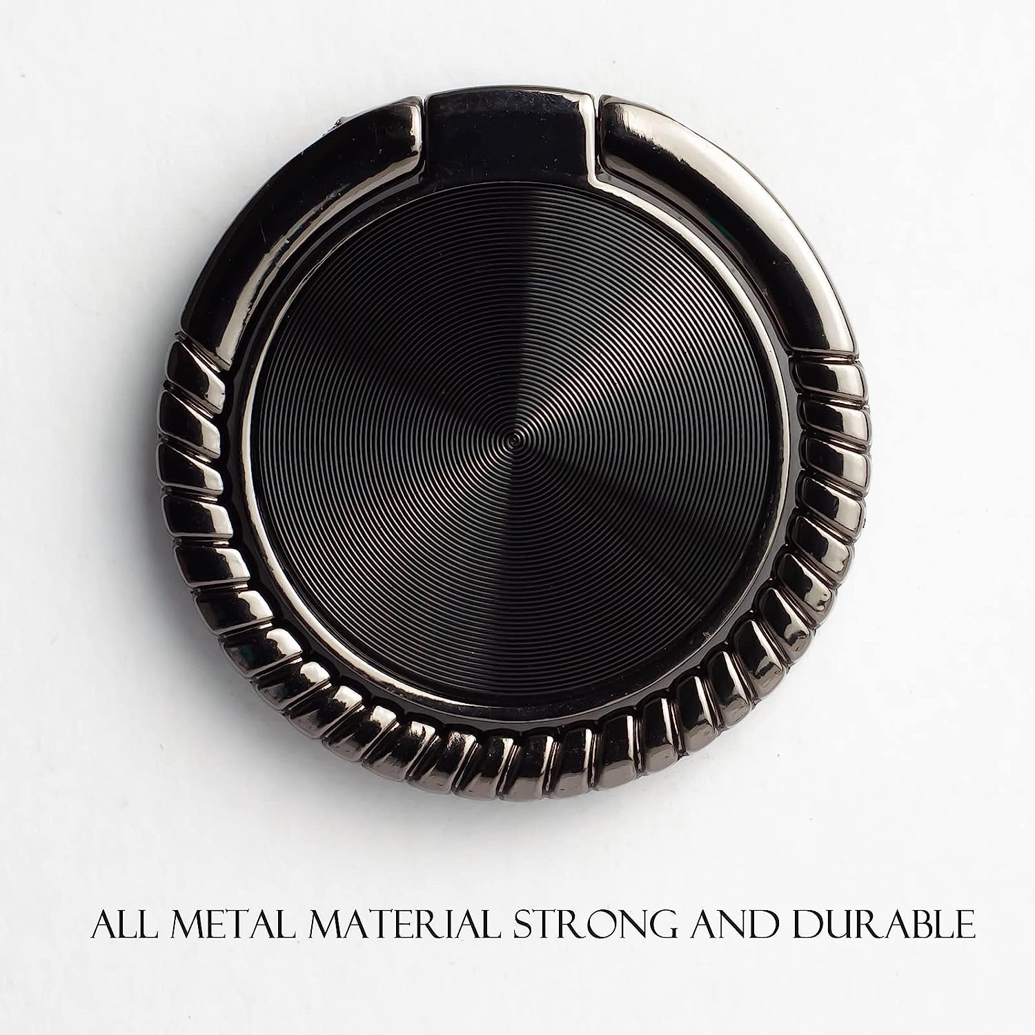 [2 Packs] Featured CD Textures Cell Phone Ring Holder Stand, 360 Degree Rotation Finger Ring Kickstand with Polished Metal Phone Grip for Magnetic Car Mount, Smartphone Accessories  Wansurs   