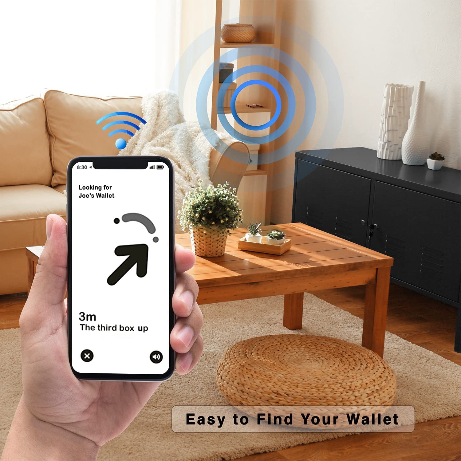 Bitaldi Airtag Wallet | Mens Wallet with Airtag Holder | RFID Blocking Wallet with Robust Removable Money Clip | Durable 000001 Apple Tag Bi-Fold Wallet  Bitaldi   