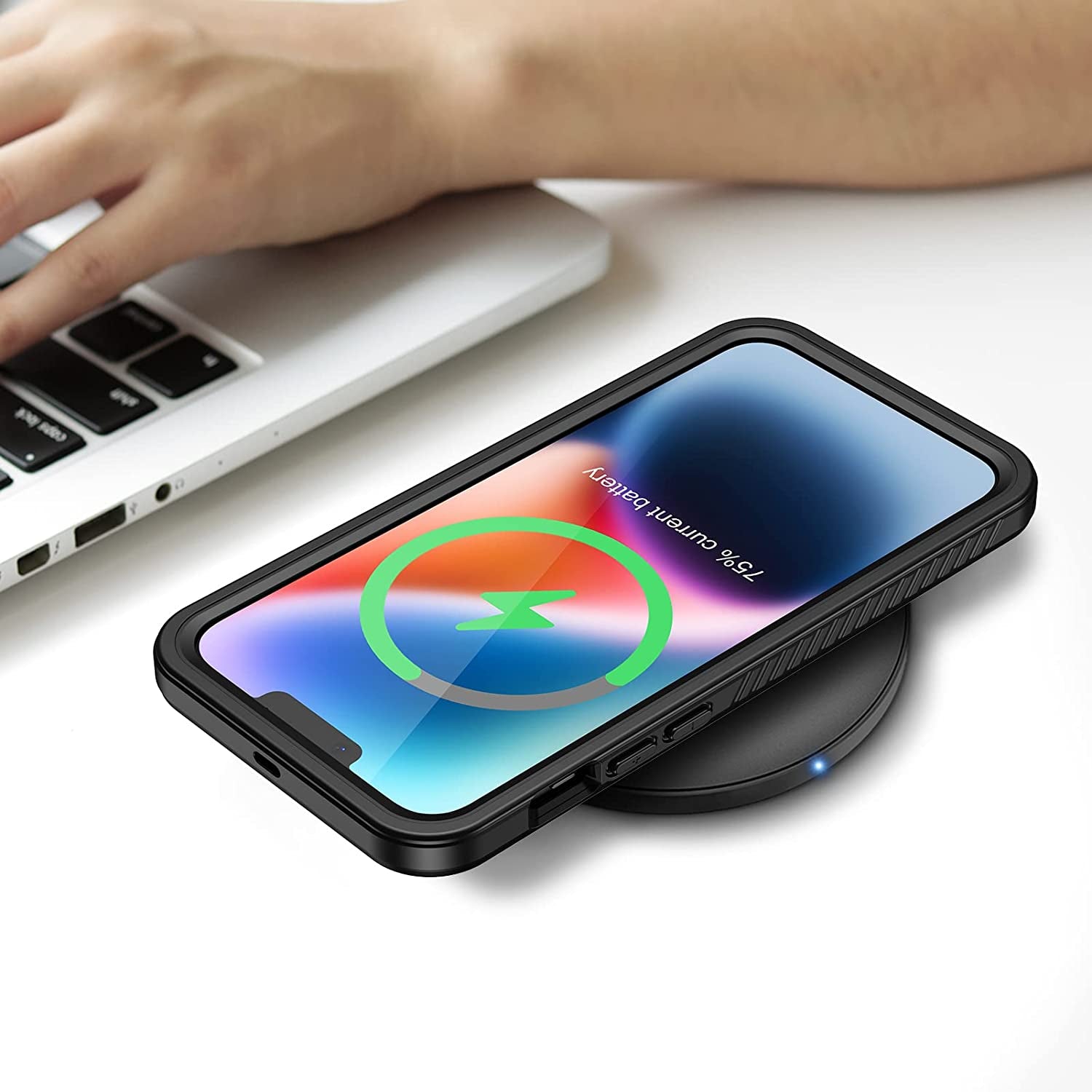 Lanhiem for Iphone 14 Case, IP68 Waterproof Dustproof Shockproof 14 Case with Built-In Screen Protector, Full Body Sealed Protective Front and Back Cover for Iphone 14, 6.1 Inch (Black)  Lanhiem   