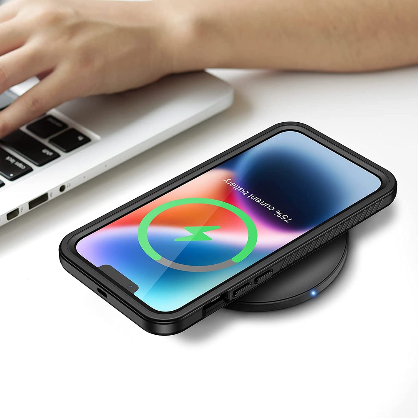 Lanhiem for Iphone 14 Case, IP68 Waterproof Dustproof Shockproof 14 Case with Built-In Screen Protector, Full Body Sealed Protective Front and Back Cover for Iphone 14, 6.1 Inch (Black)  Lanhiem   