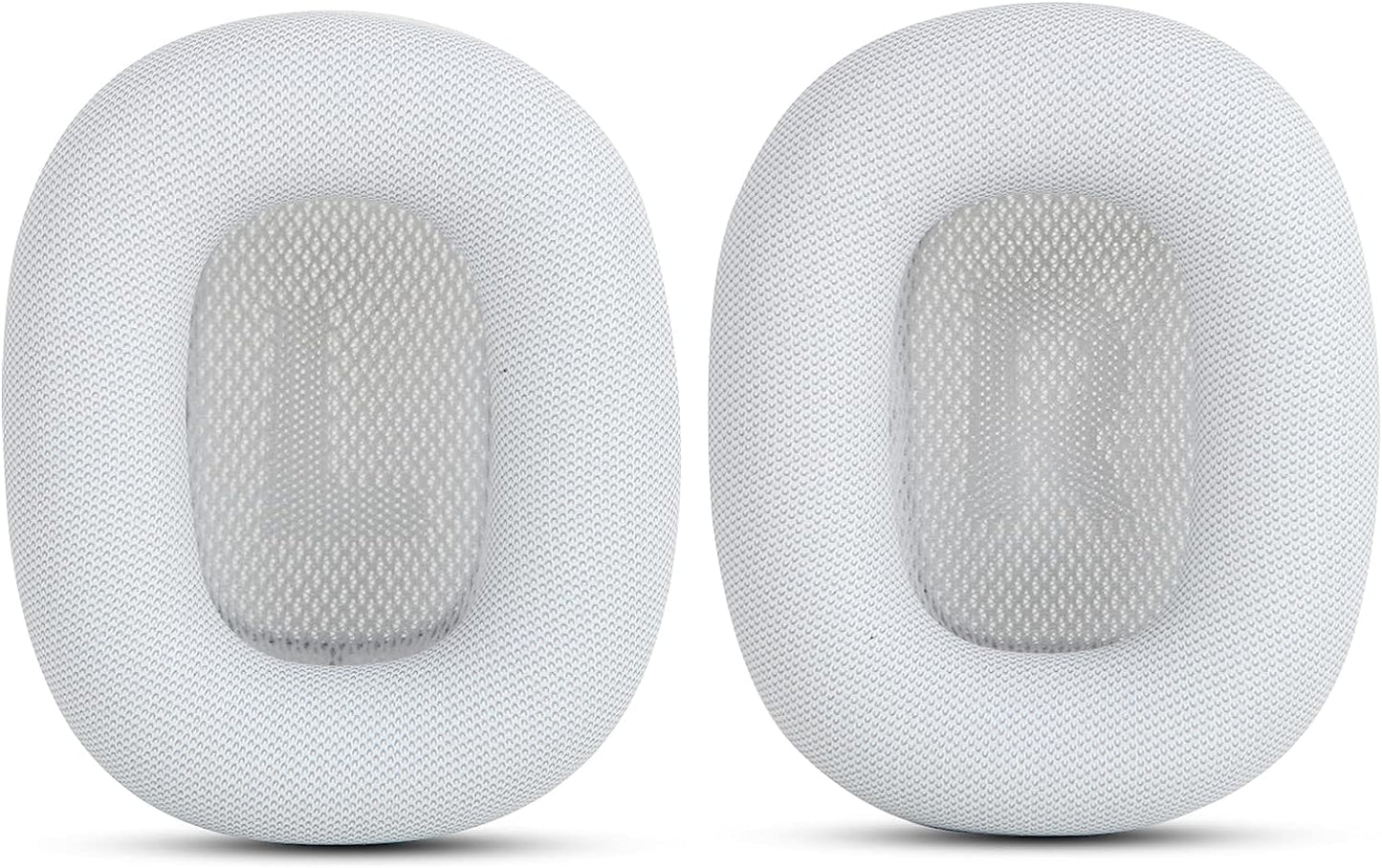 Earpads for Apple Airpods Max Earpad Replacement Sweat Proof Ear Cushions Airpods Max Ear Pad Earcups with Protein Leather, Memory Foam and Magnet Blue  Earrock Silvery Protein Leather& Inner Silica Gel 