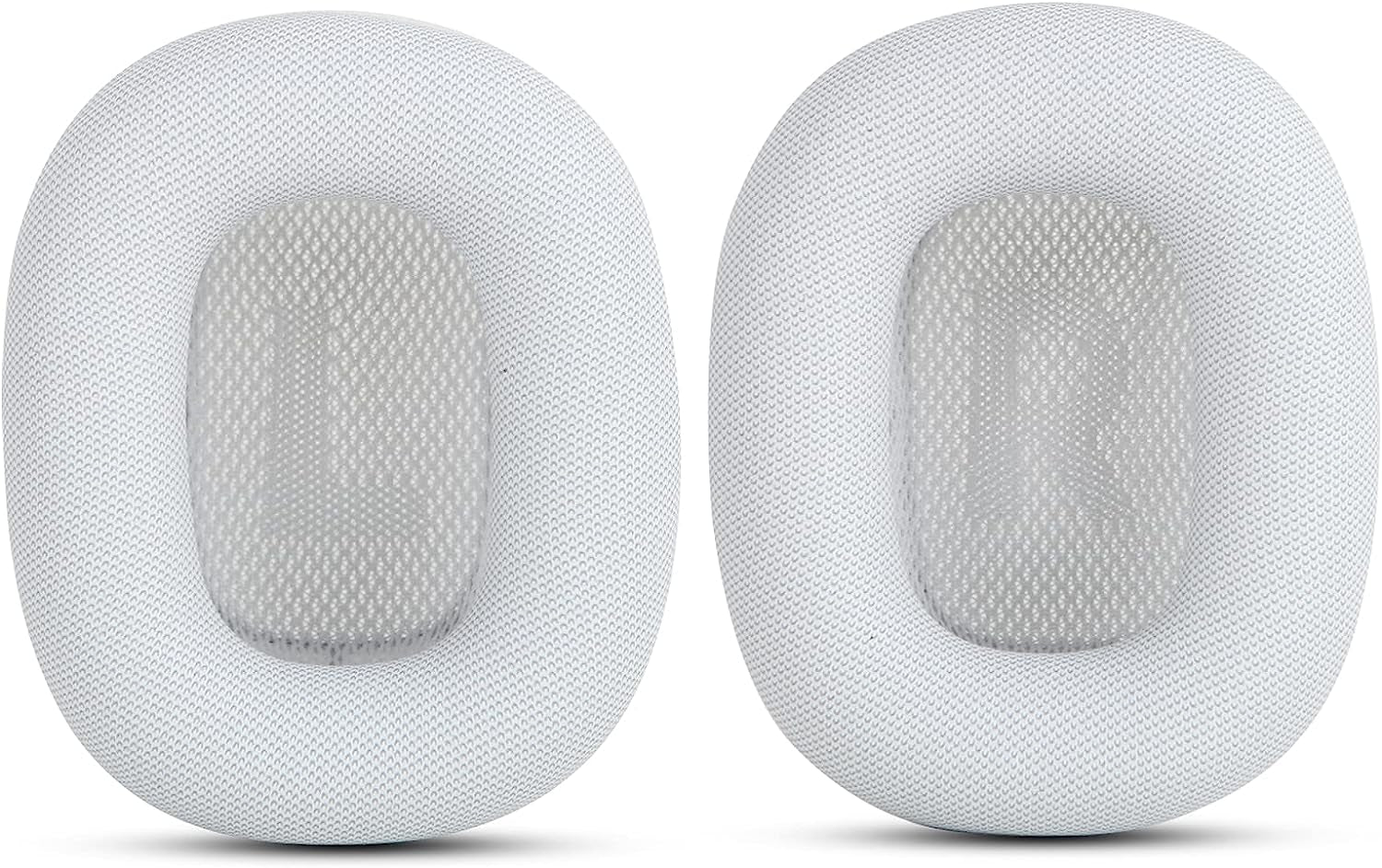 Earpads for Apple Airpods Max Earpad Replacement Sweat Proof Ear Cushions Airpods Max Ear Pad Earcups with Protein Leather, Memory Foam and Magnet Blue  Earrock Silvery Protein Leather& Inner Silica Gel 