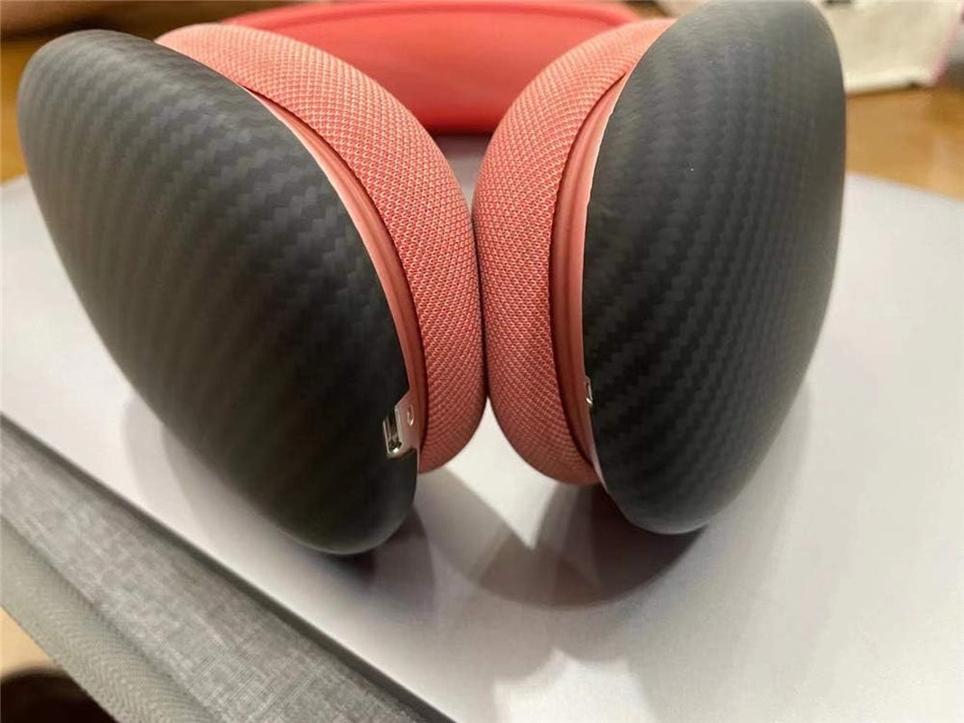 DAYJOY Genuine Aramid Fiber Case Compatible with Airpods Max, Carbon Fiber Headphone Cases Box Earphone Protective Slim Case Cover for Airpods Max(Matte Black)  DAYJOY   