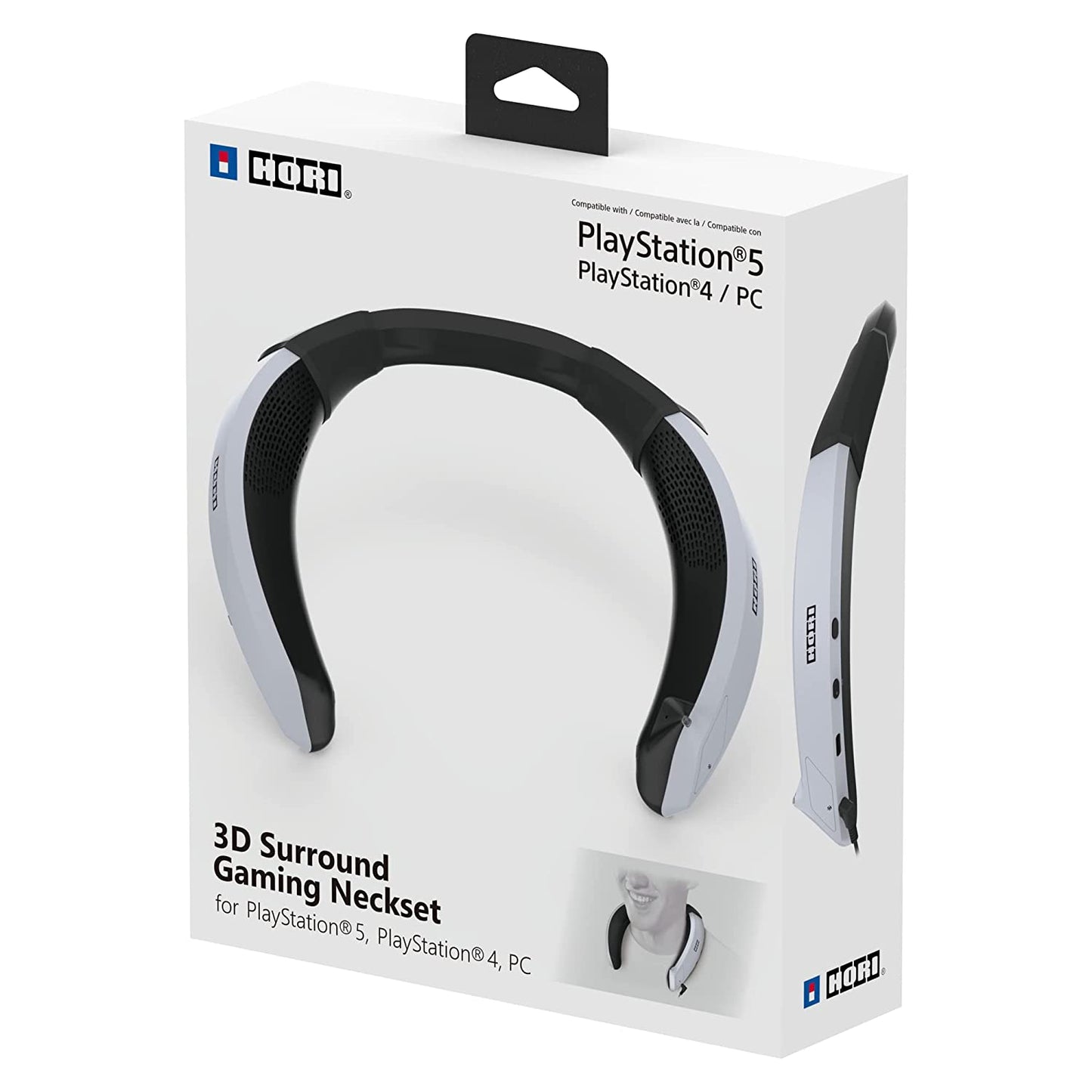 HORI 3D Surround Gaming Neckset - Wired Wearable Speaker for PS5, PS4, PC - Playstation 5  HORI   