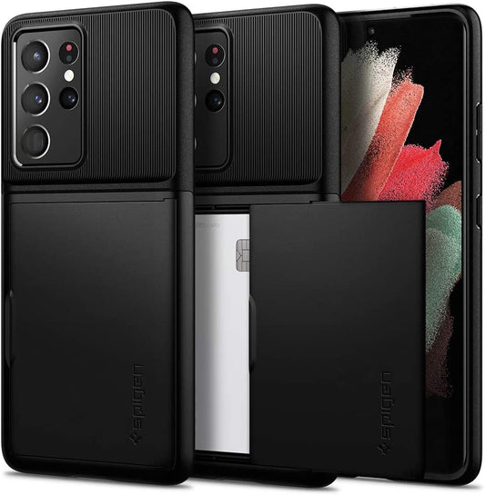 Spigen Slim Armor CS Designed for Galaxy S21 Ultra Case (2021) - Black  Spigen   