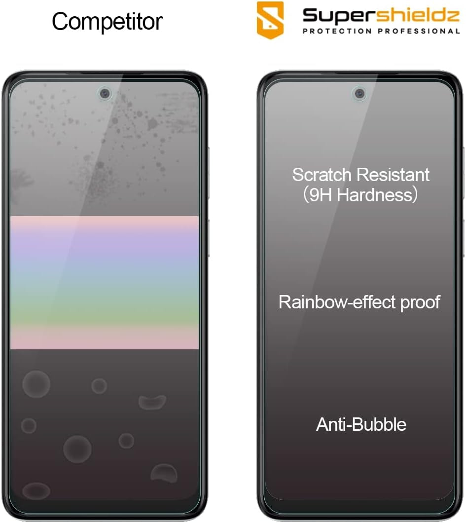 Supershieldz (3 Pack) Designed for Motorola Moto G 5G (2023) Tempered Glass Screen Protector, anti Scratch, Bubble Free  Supershieldz   