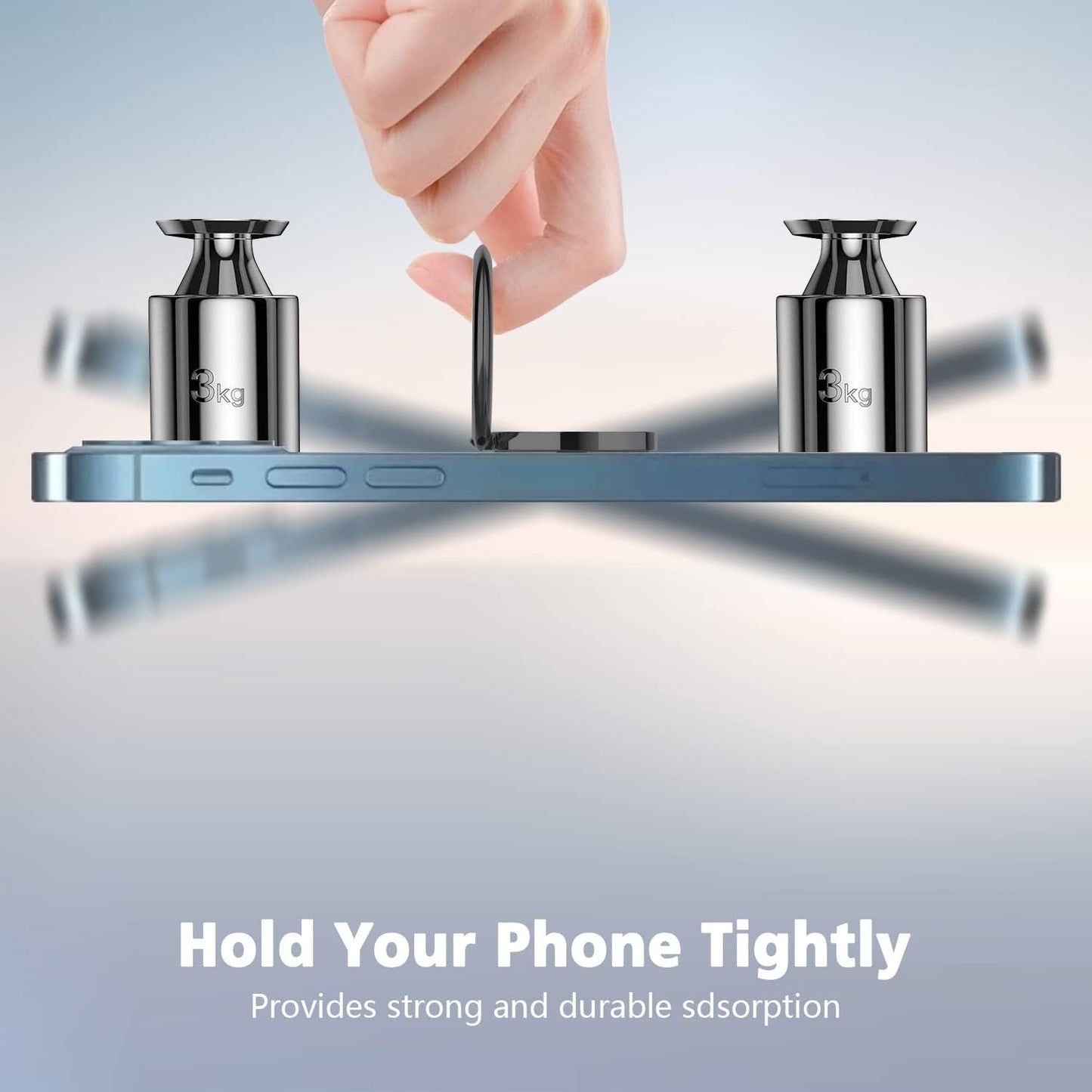 Cell Phone Ring Holder Stand, Dremmiwin 360 Rotation Finger Kickstand Phone Ring Grip for Iphone, Samsung, LG, Sony and More - Bling Black  Dremmiwin   