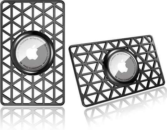 [2 Pack] SEVROK Airtag Holder Case for Wallet, Apple Air Tag Accessories, Elegant Slim Sleek Anti-Slip Card Insert, Works with Men`S and Women`S Purse/Bags/Backpack/Luggage and More  walle shop   