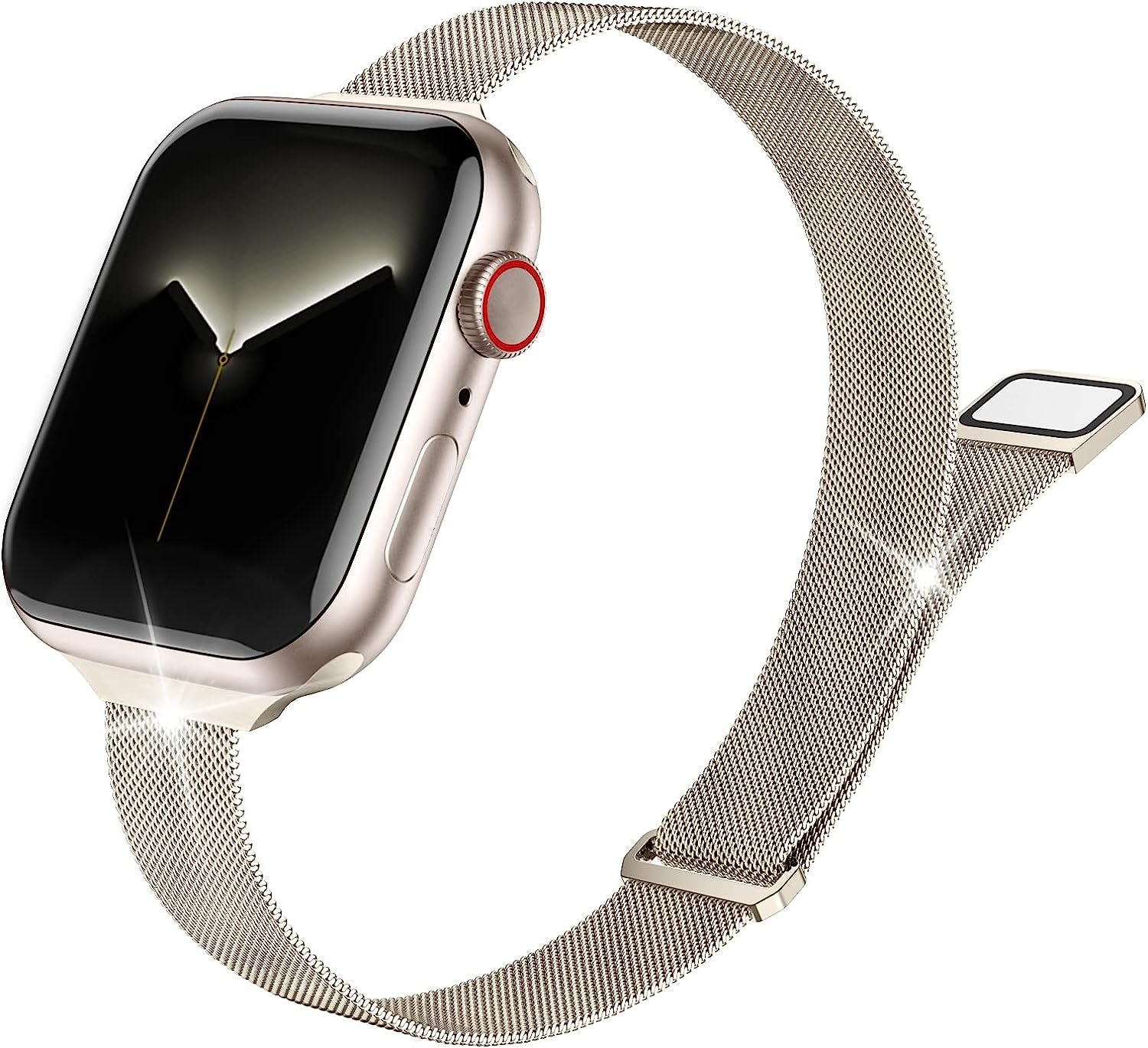 VNCAS Compatible with Apple Watch Band 38Mm Women Men, Metal Magnetic Slim Thin Mesh Band Compatible with Apple Watch Band 40Mm 41Mm 42Mm 44Mm 45Mm 49Mm for Iwatch Ultra SE Series 8 7 6 5 4 3 2 1  VNCAS   