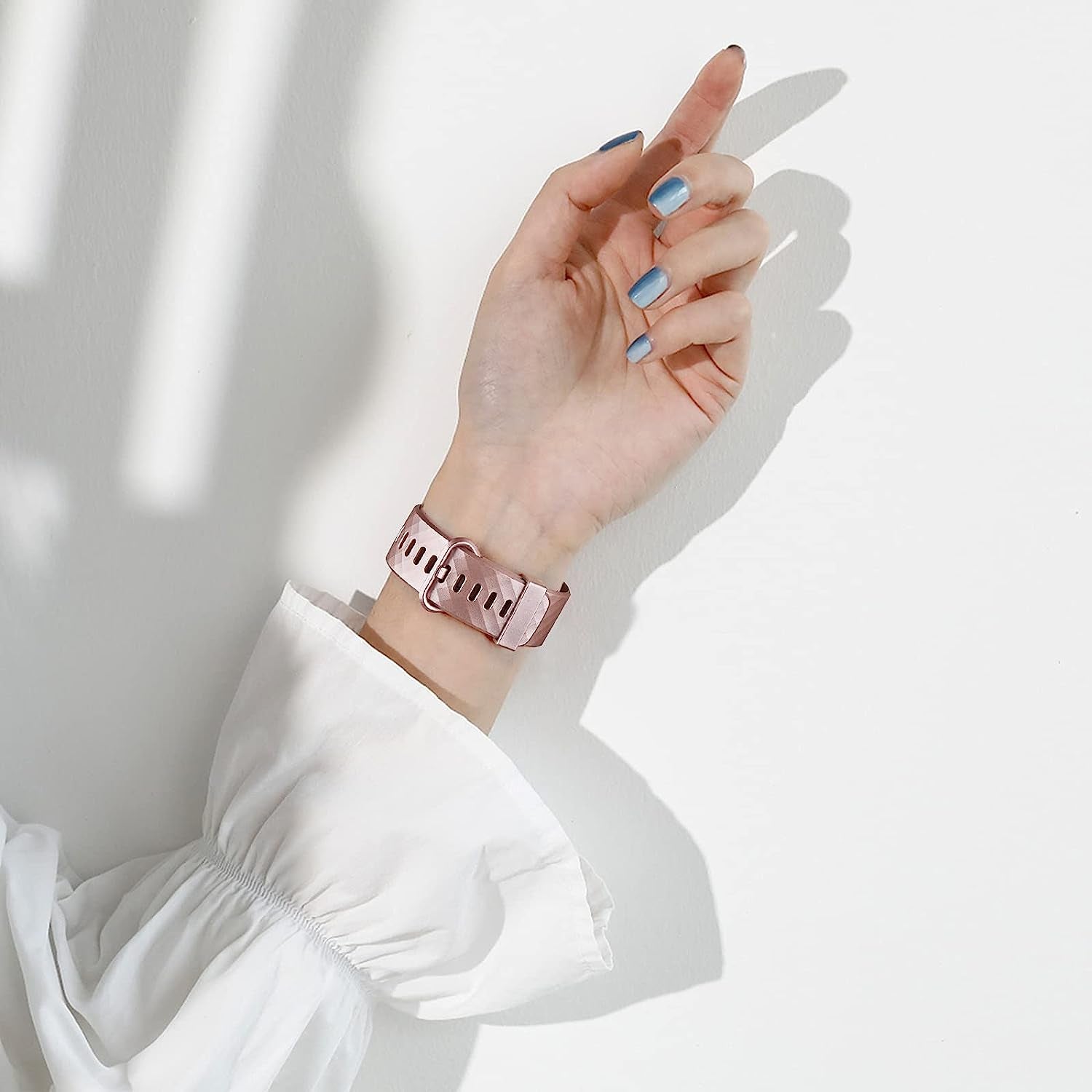 8 Pack Sport Bands Compatible with Fitbit Charge 4 Bands/Fitbit Charge 3 Bands, Classic Soft Silicone Replacement Wristbands Straps for Fitbit Charge 4 / Charge 3 / Charge 3 SE (8 Pack B, Small)  Mugust   