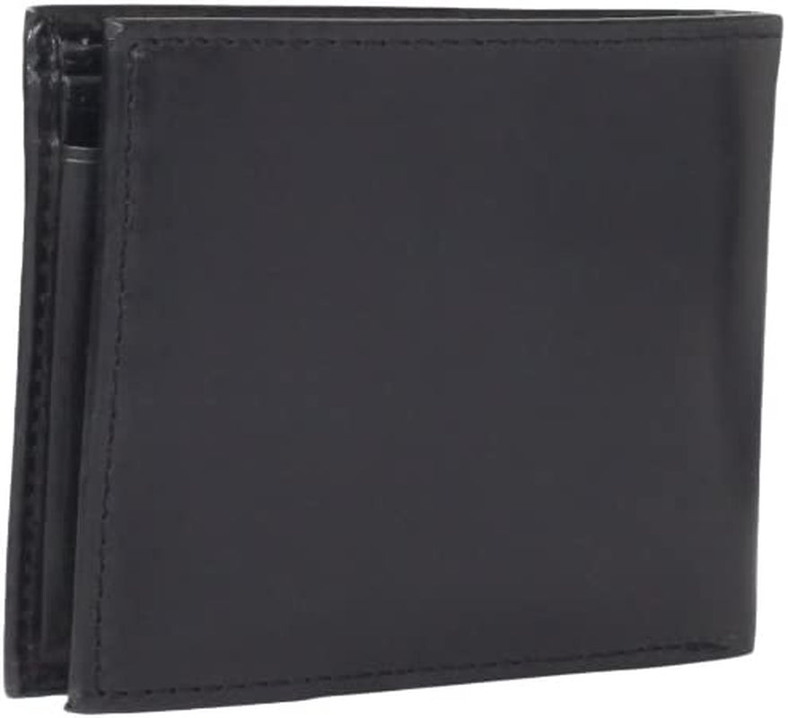 Tommy Hilfiger Men'S Leather Passcase Wallet, Black Leeds, One Size  Tommy Hilfiger   