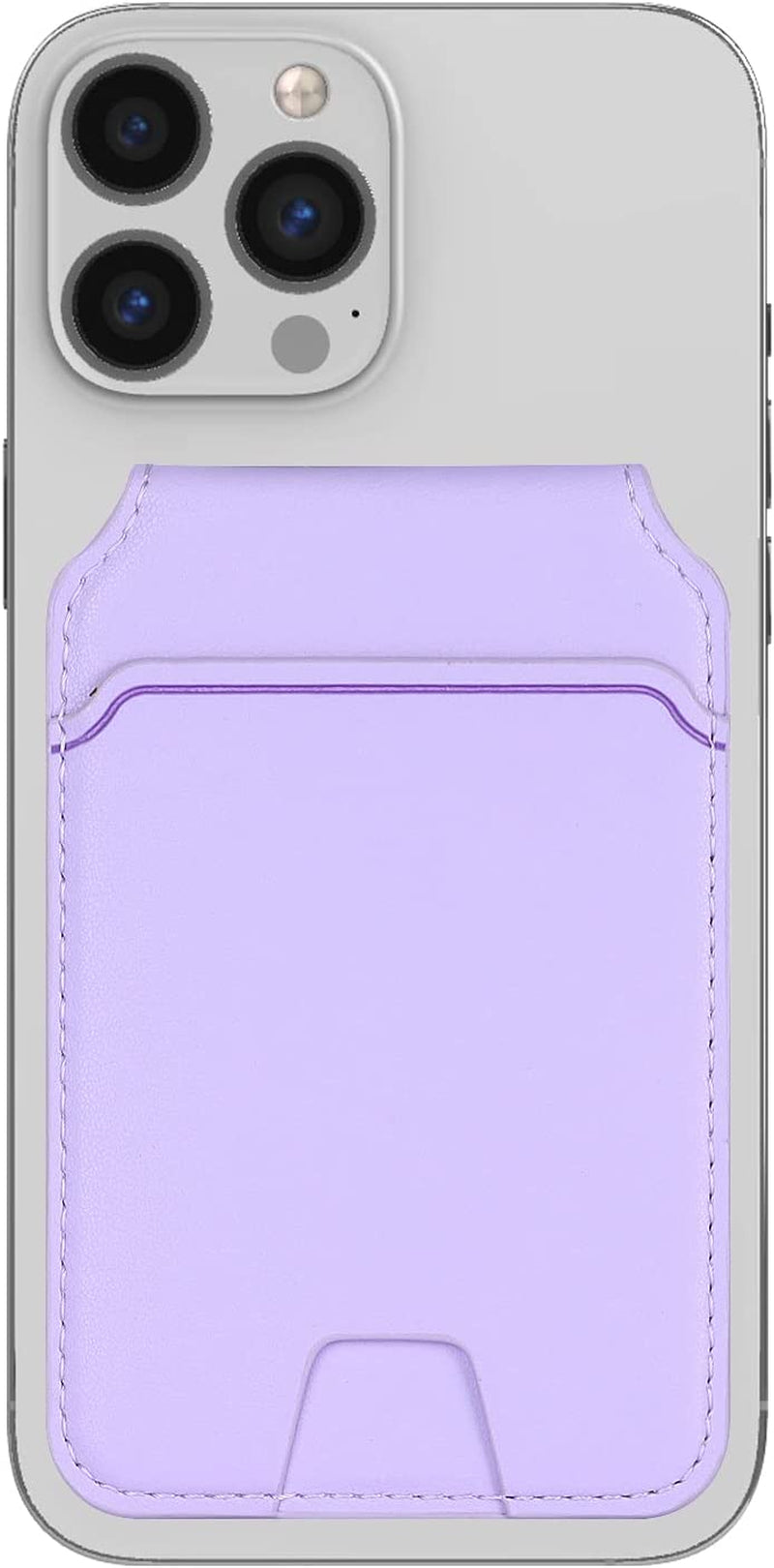 Cavor for Apple Wallet Magsafe Magnetic Phone Magsafe Wallet 14 Pro Max/14 Pro/14/14 Plus/13/12 Magsafe Card Holder,Phone Mag Safe Wallet as Credit for Iphone 14/13/12 Mini Series,Purple  Cavor   