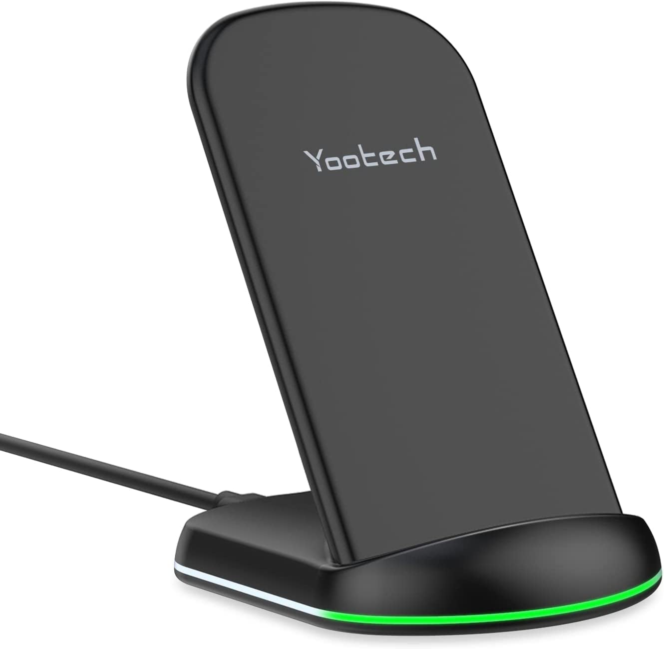Yootech Wireless Charger,10W Max Wireless Charging Stand, Compatible with Iphone 14/14 Plus/14 Pro/14 Pro Max/13/13 Mini/13 Pro Max/Se 2022/12/11/X/8, Galaxy S22/S22 Ultra/S21/S20/S10(No AC Adapter)  yootech   